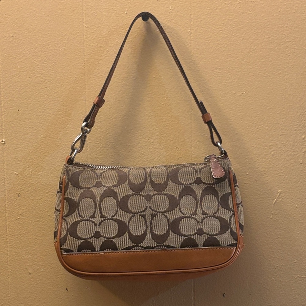 Vintage Coach signature Demi Bag